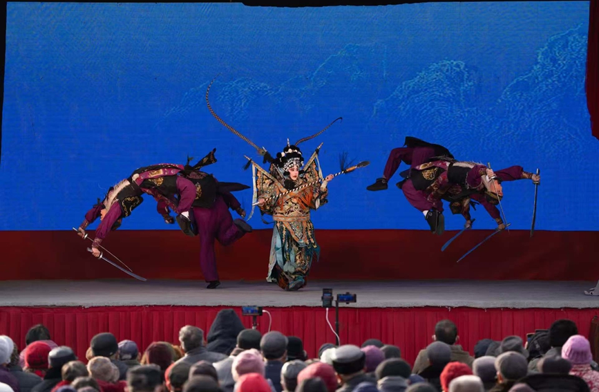 “大破敵軍”。陜西省戲曲研究院四團(tuán)供圖