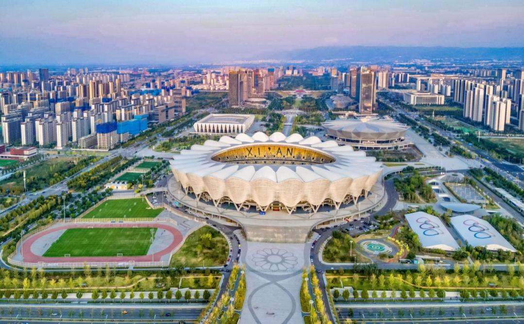 西安奧體中心。2025歐亞經(jīng)濟(jì)論壇組委會(huì)供圖
