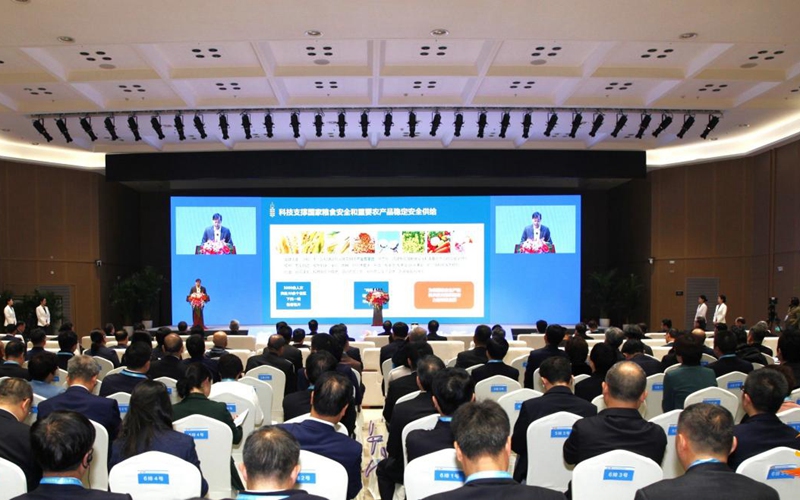 第三十一屆中國楊凌農(nóng)業(yè)高新科技成果博覽會開幕式現(xiàn)場（資料圖）。楊凌示范區(qū)管委會供圖