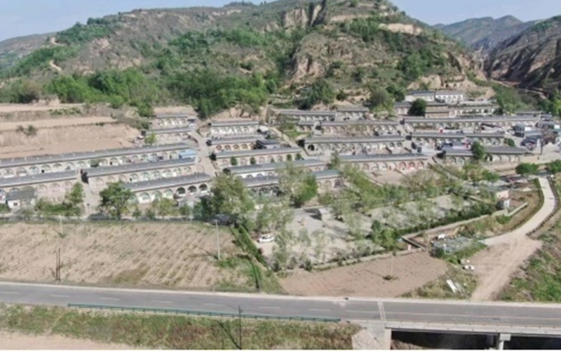 春夏之交的甄家灣（資料圖）。延川縣融媒體中心供圖